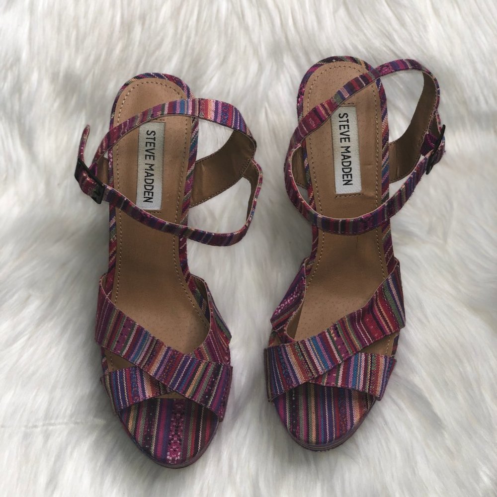 Steve Madden Raimi Pink Sandals US 9 M - Picture 7 of 8